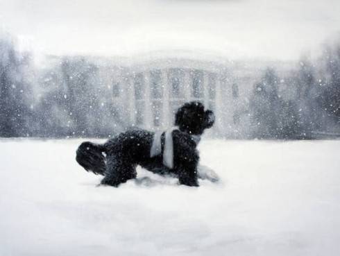 White House Christmas card 2012